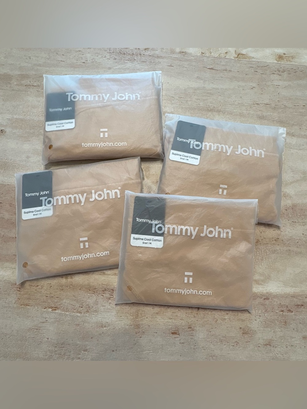 Lot of 4 TOMMY JOHN Supima Cool Cotton Briefs Sz M (Women’s)